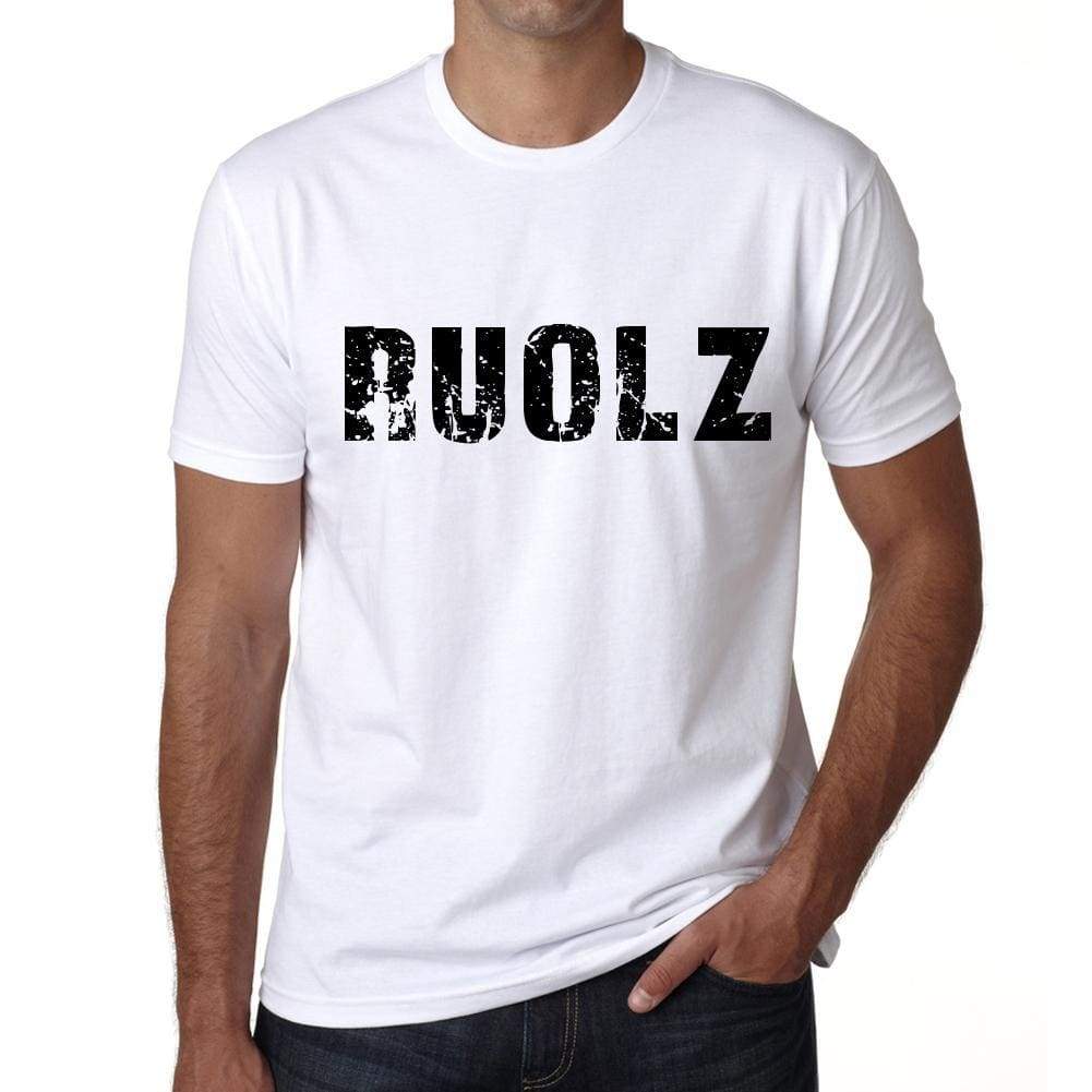 Mens Tee Shirt Vintage T Shirt Ruolz X-Small White - White / Xs - Casual