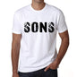 Mens Tee Shirt Vintage T Shirt Sons X-Small White 00560 - White / Xs - Casual