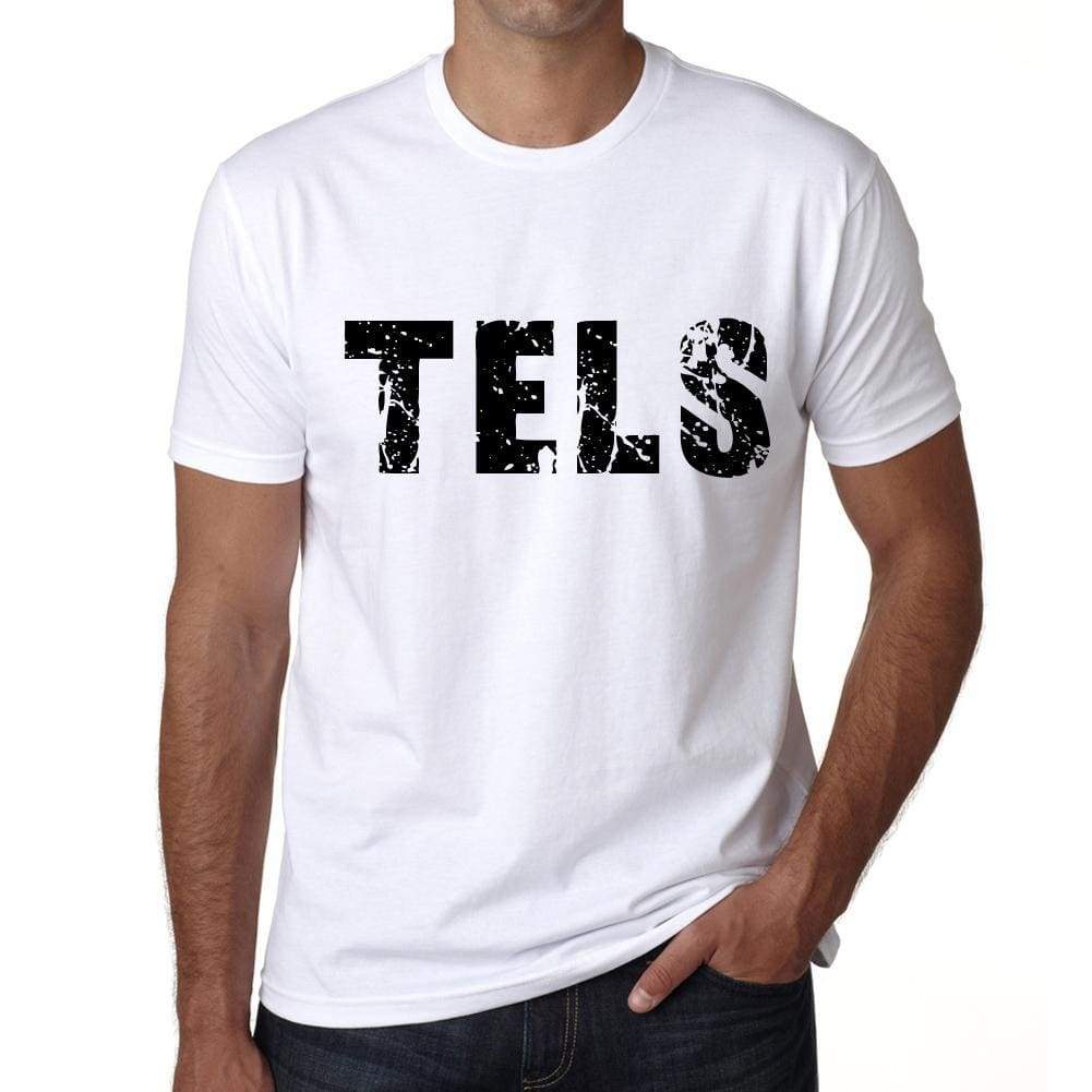 Mens Tee Shirt Vintage T Shirt Tels X-Small White 00560 - White / Xs - Casual