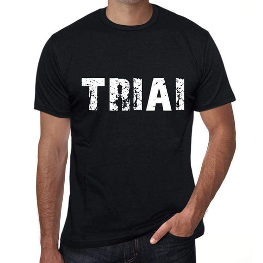 Mens Tee Shirt Vintage T Shirt Triai X-Small Black 00558 - Black / Xs - Casual
