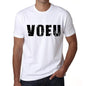 Mens Tee Shirt Vintage T Shirt Voeu X-Small White 00560 - White / Xs - Casual