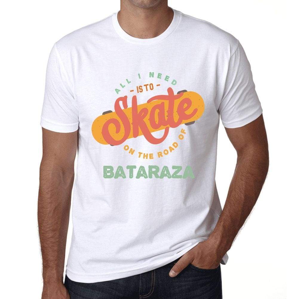 Mens Vintage Tee Shirt Graphic T Shirt Bataraza White - White / Xs / Cotton - T-Shirt