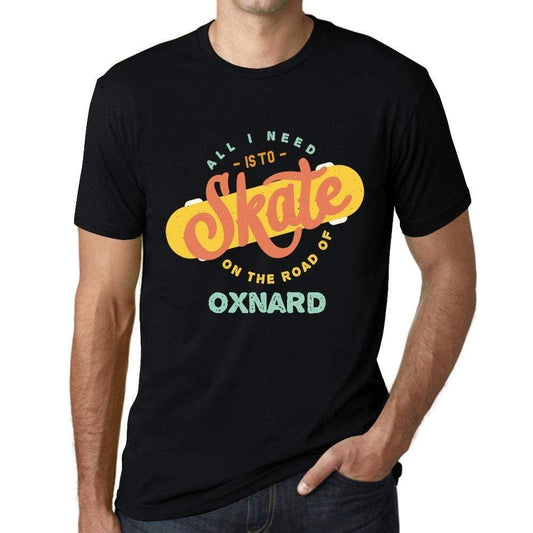 Mens Vintage Tee Shirt Graphic T Shirt Oxnard Black - Black / Xs / Cotton - T-Shirt