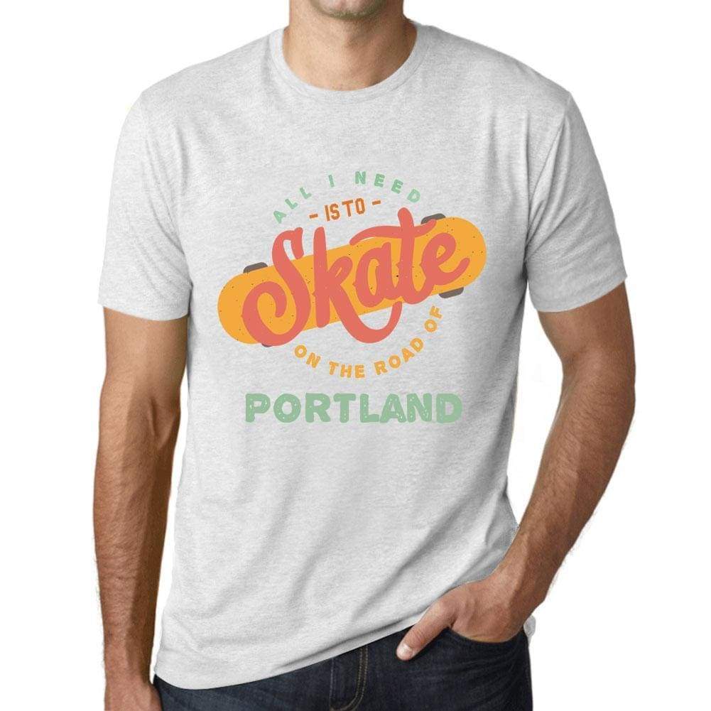 Mens Vintage Tee Shirt Graphic T Shirt Portland Vintage White - Vintage White / Xs / Cotton - T-Shirt