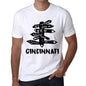 Mens Vintage Tee Shirt Graphic T Shirt Time For New Advantures Cincinnati White - White / Xs / Cotton - T-Shirt