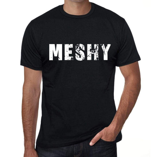 Meshy Mens Retro T Shirt Black Birthday Gift 00553 - Black / Xs - Casual