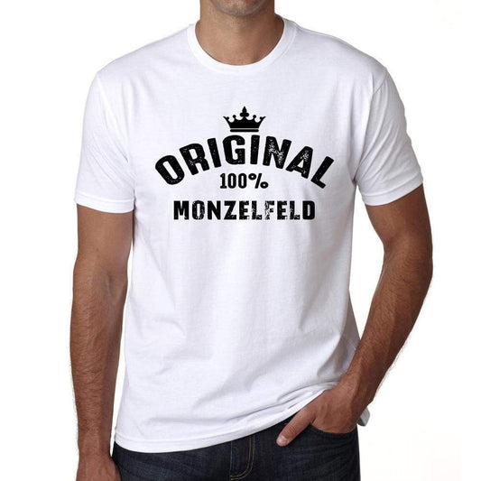 Monzelfeld 100% German City White Mens Short Sleeve Round Neck T-Shirt 00001 - Casual