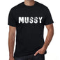 Mussy Mens Retro T Shirt Black Birthday Gift 00553 - Black / Xs - Casual
