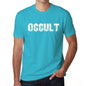 Occult Mens Short Sleeve Round Neck T-Shirt 00020 - Blue / S - Casual