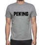Peking Grey Mens Short Sleeve Round Neck T-Shirt 00018 - Grey / S - Casual