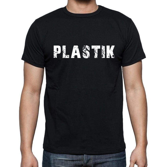 Plastik Mens Short Sleeve Round Neck T-Shirt - Casual