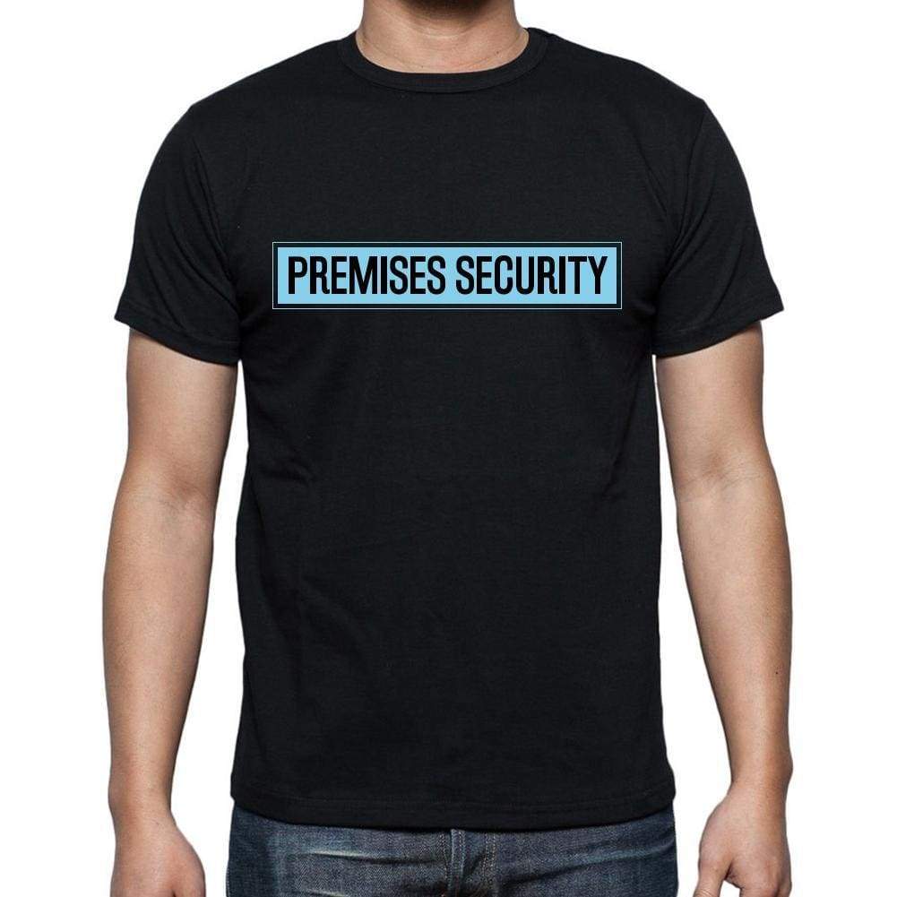 Premises Security T Shirt Mens T-Shirt Occupation S Size Black Cotton - T-Shirt