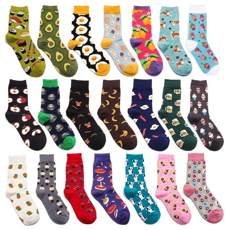 Combed Cotton Women Long Socks Harajuku Ins Japanese Korean