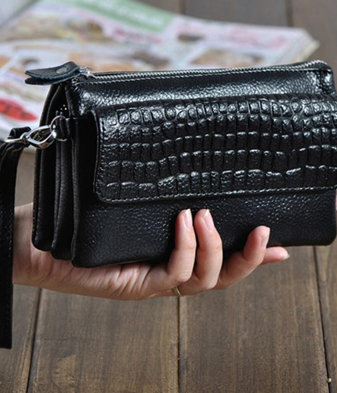 Small Crossbody Bag for Women Real Leather Cellphone Wallet