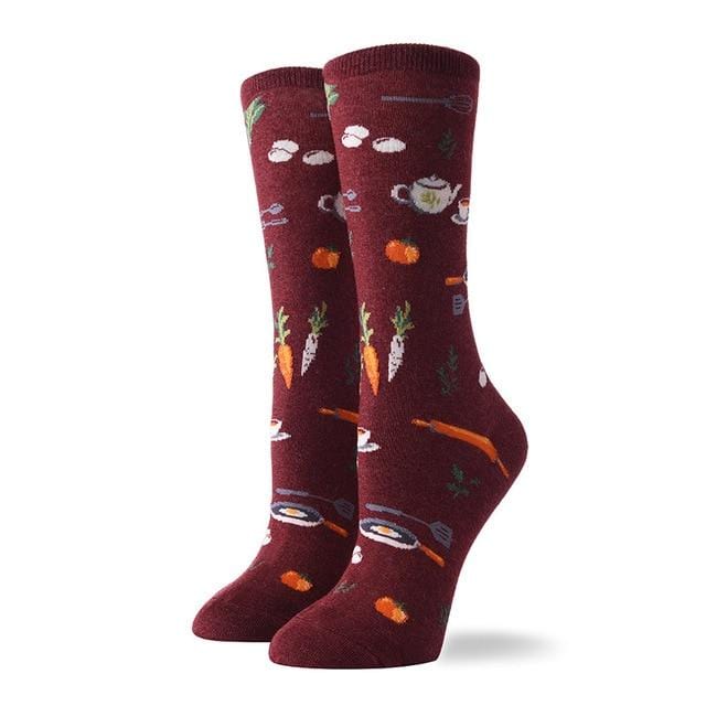 Chaussettes colorées en coton pour femmes, motif Animal, chat banane drôle, nouveauté créative pour dames, cadeaux, offre spéciale