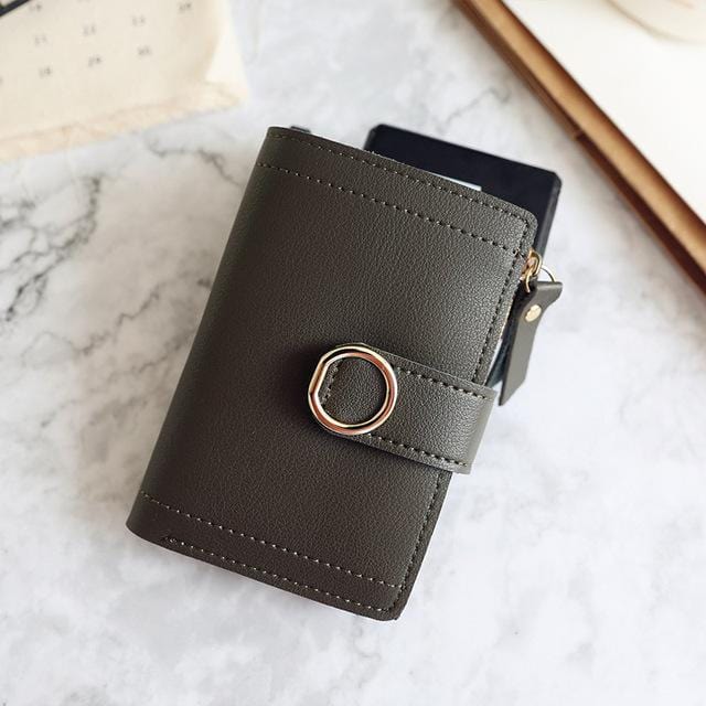 Womens PU Leather Card Wallet With Clip Wallet With Short Hasp And Coin  Purse Large Capacity Portable Card Holder Clutch From Designer_beanie,  $3.63 | DHgate.Com