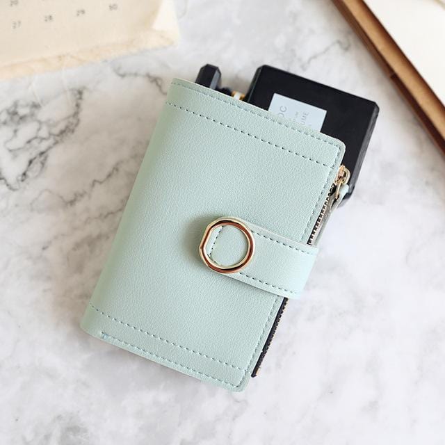 Girls Ladies Women Casual Artificial Leather Purse Fashion Wallet Women's  Mini Clutch Purse Card Holder Small Clutches for Women