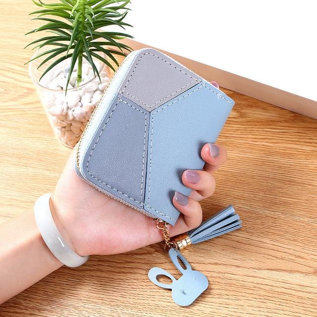 Wallets Women Long Zipper Luxury nd Leather Coin Purses Tassel Design  Clutch lattice Female Money Bag Credit Card Holder 440 | Lazada PH