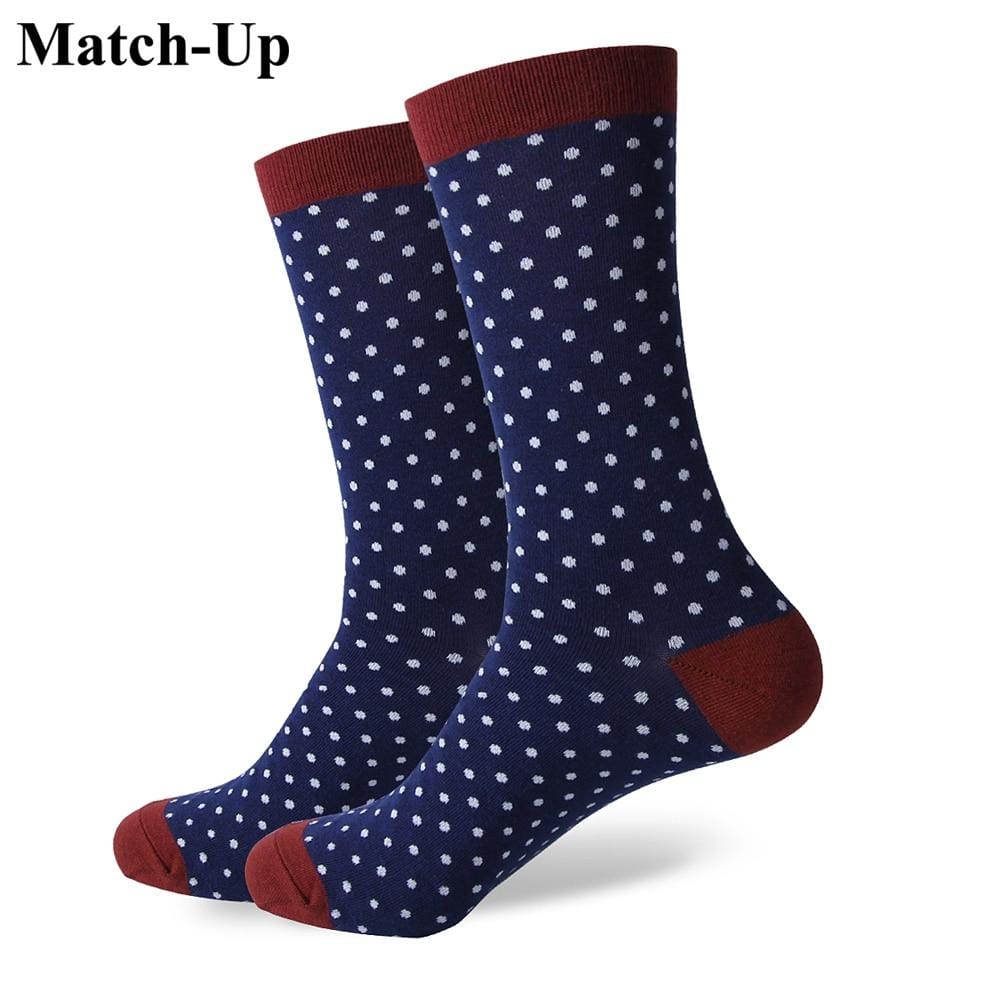 Chaussettes en coton pour hommes d'affaires assorties, chaussettes de mariage, de marque, taille américaine (7.5 à 12), 420 à 425