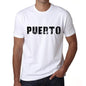 Puerto Mens T Shirt White Birthday Gift 00552 - White / Xs - Casual