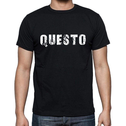 Questo Mens Short Sleeve Round Neck T-Shirt 00017 - Casual