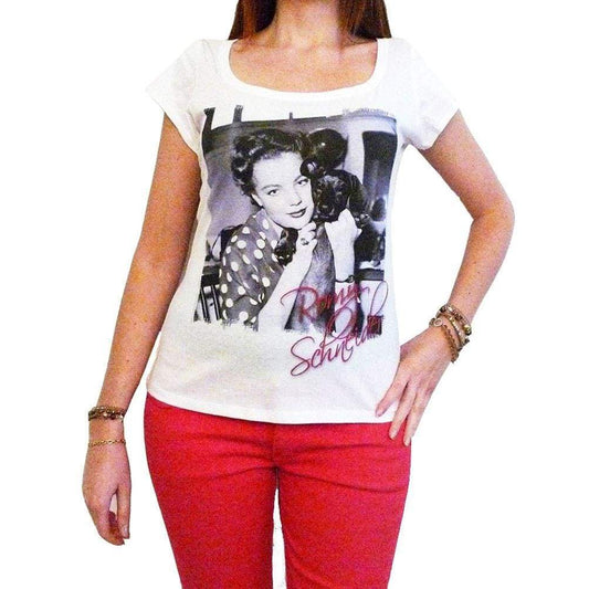 Romy Schneider T-shirt for women,short sleeve,cotton tshirt,women t shirt,gift - Cate