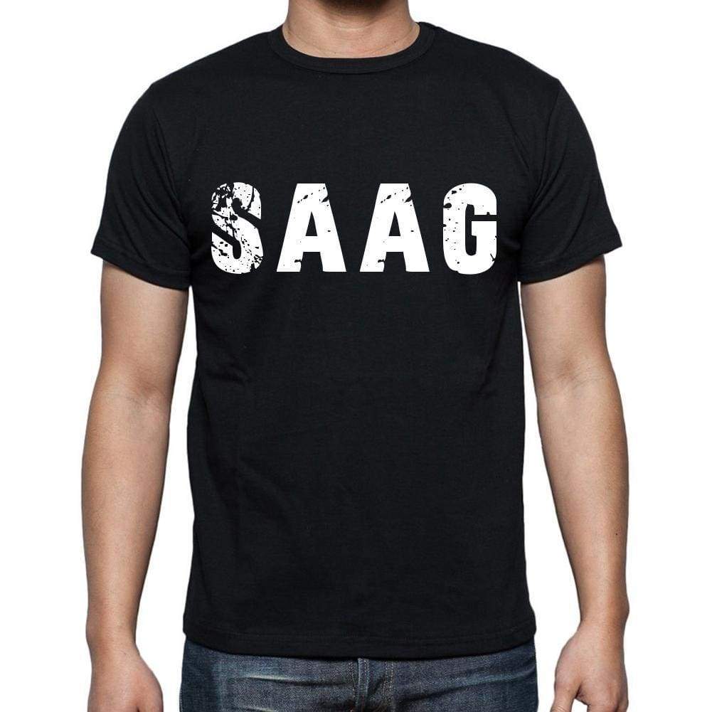 Saag Mens Short Sleeve Round Neck T-Shirt 00016 - Casual