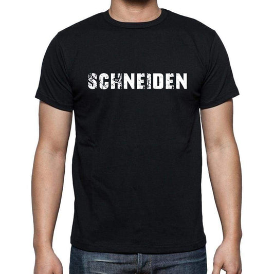 Schneiden Mens Short Sleeve Round Neck T-Shirt - Casual