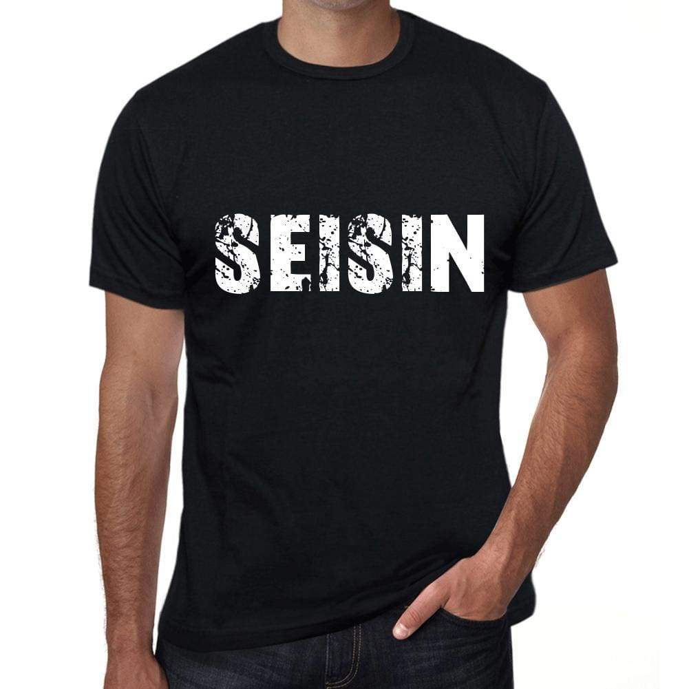 Seisin Mens Vintage T Shirt Black Birthday Gift 00554 - Black / Xs - Casual