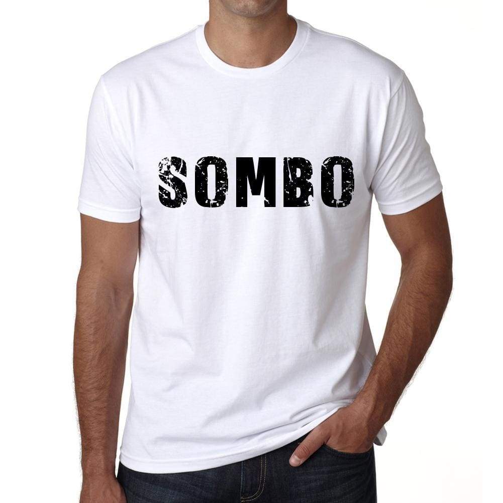 Sombo Mens T Shirt White Birthday Gift 00552 - White / Xs - Casual