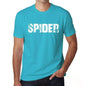 Spider Mens Short Sleeve Round Neck T-Shirt 00020 - Blue / S - Casual
