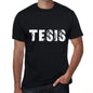 Tesis Mens T Shirt Black Birthday Gift 00550 - Black / Xs - Casual