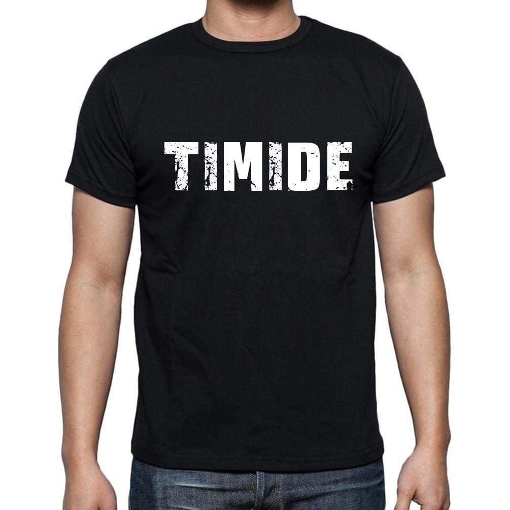 Timide French Dictionary Mens Short Sleeve Round Neck T-Shirt 00009 - Casual