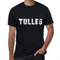 Tulles Mens Vintage T Shirt Black Birthday Gift 00554 - Black / Xs - Casual