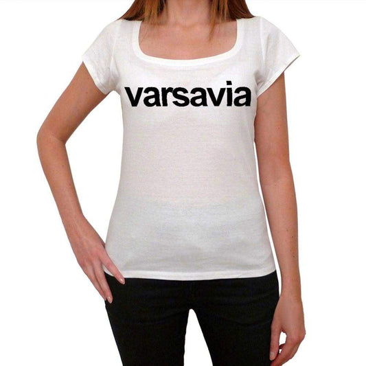 Varsavia Womens Short Sleeve Scoop Neck Tee 00057