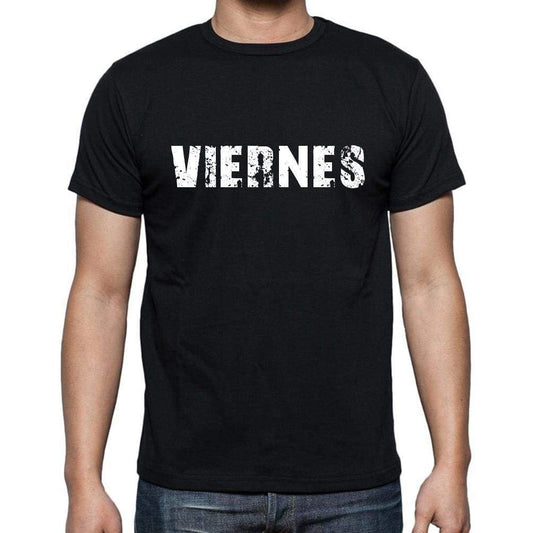 Viernes Mens Short Sleeve Round Neck T-Shirt - Casual