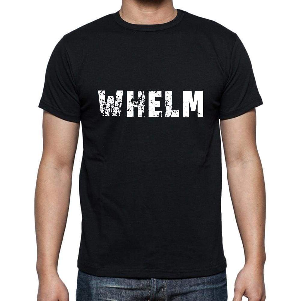 Whelm Mens Short Sleeve Round Neck T-Shirt 5 Letters Black Word 00006 - Casual