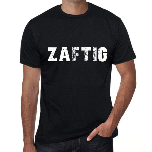 Zaftig Mens Vintage T Shirt Black Birthday Gift 00554 - Black / Xs - Casual