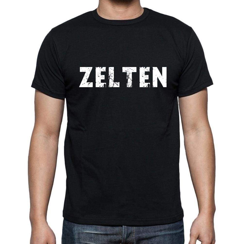 Zelten Mens Short Sleeve Round Neck T-Shirt - Casual