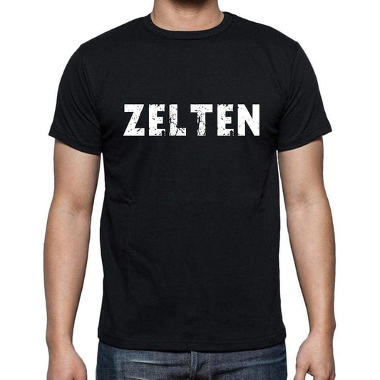 Zelten Mens Short Sleeve Round Neck T-Shirt - Casual